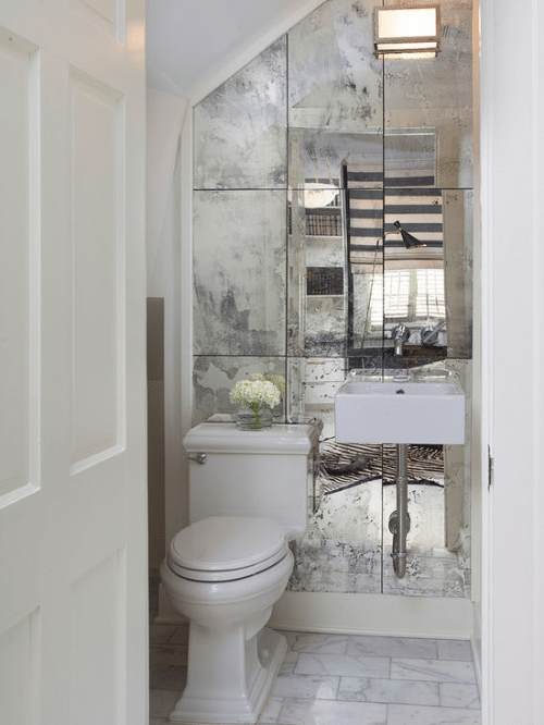 Vintage Distressed Mirror Tiles