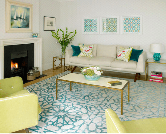 Eye-Catching Patterned Rug