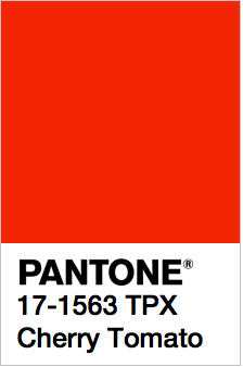 PANTONE 17-1563 Cherry Tomato