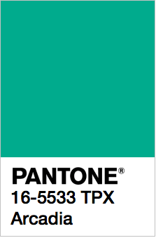 PANTONE 16-5533 Arcadia