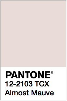 PANTONE 12-2103 Almost Mauve