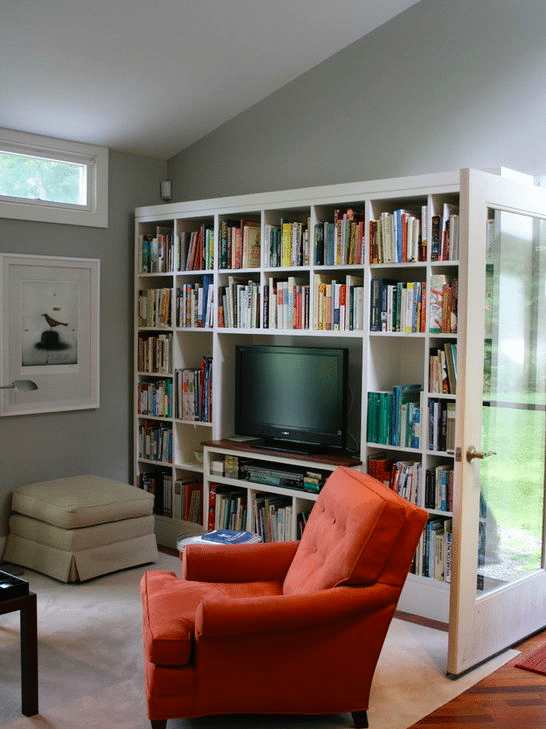 Bookshelf with TV Console