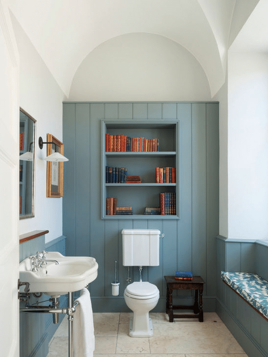 Bookcase in the Loo