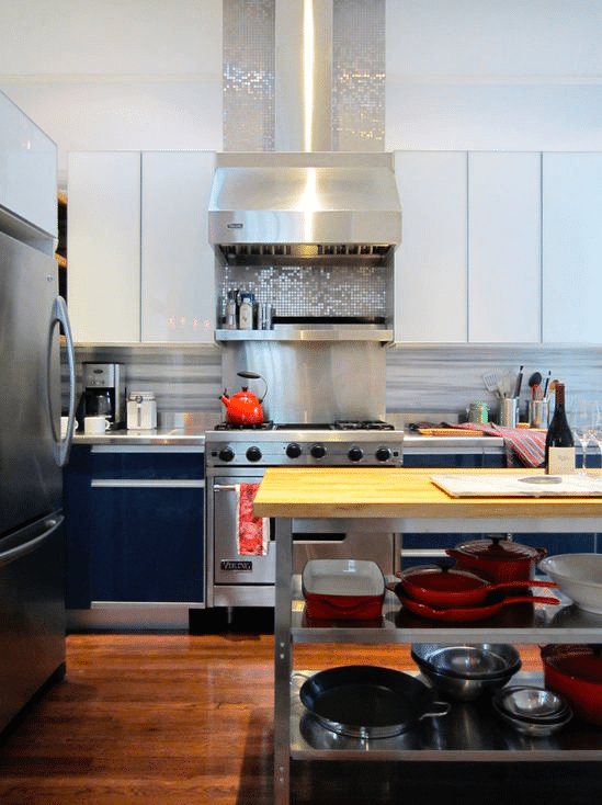 Stainless Steel Panel Backsplash