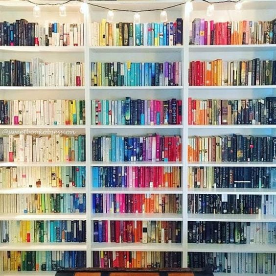 Rainbow Book Display