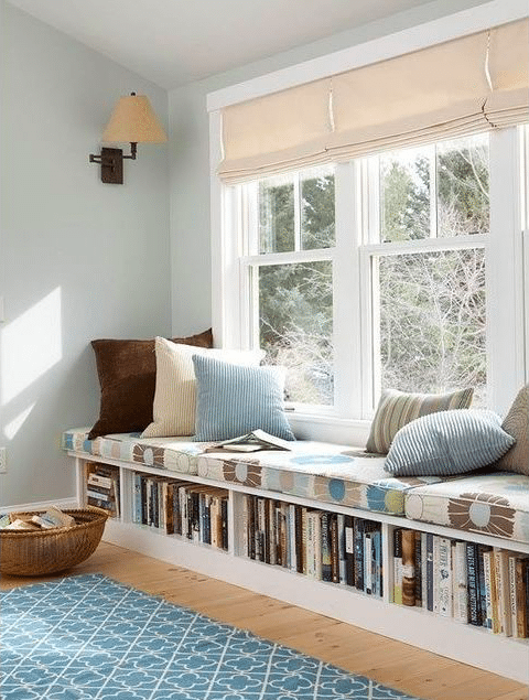 Books Blended with Upholstery