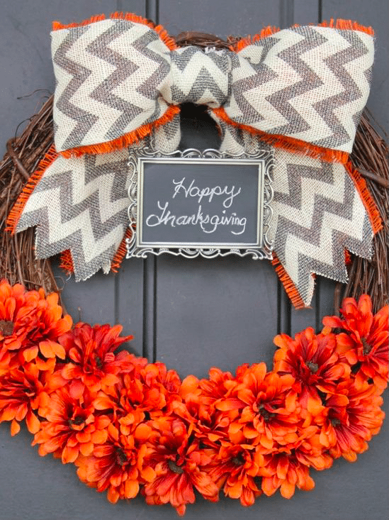 Thanksgiving Fall Wreath