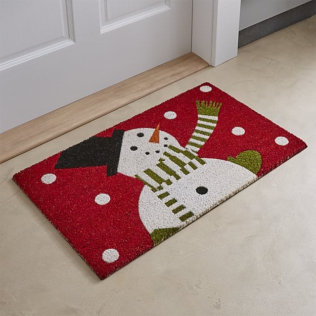 Snowman Doormat