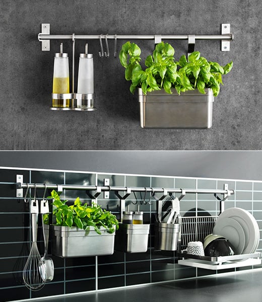 Ikea Grundtal wall organiser