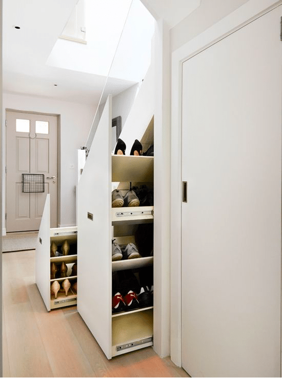 Shoes Storage Under the Stairs