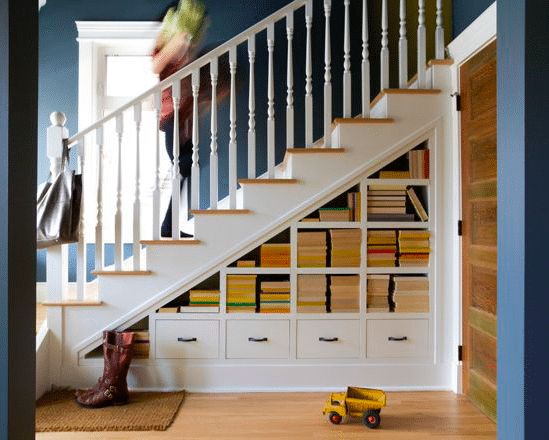 Storage Cabinet Under the Stairs