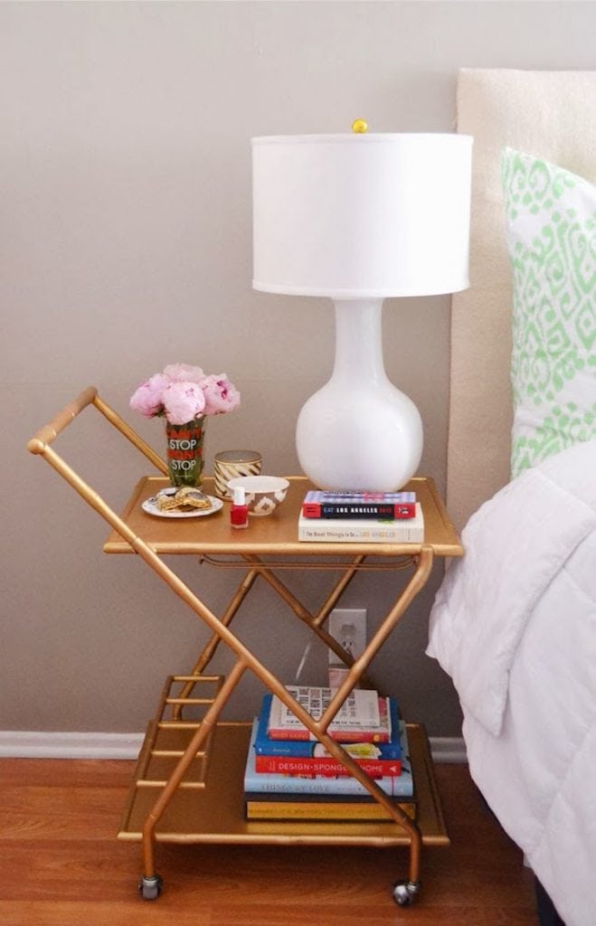 Bedside Table Cart