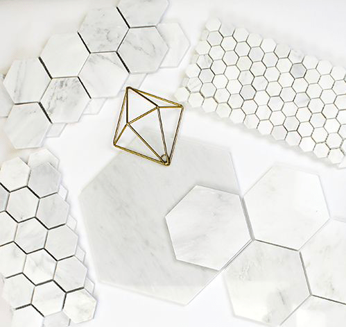 Hampton Carrara Hex Marble Mosaic Tile