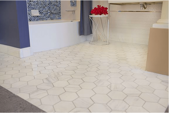 Hampton Carrara Hex Marble Mosaic Tile