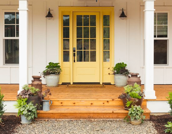 Daffodil Yellow Front Door