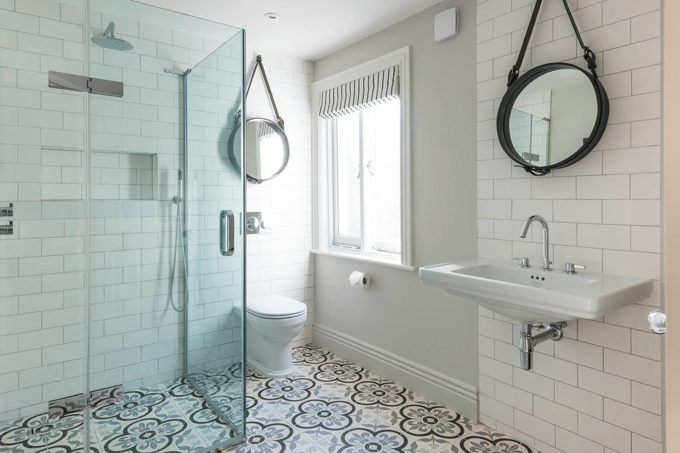 Bathroom Floor Cement Tile