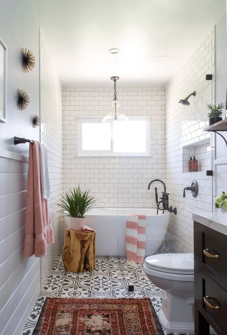 Bathroom Floor Cement Tile