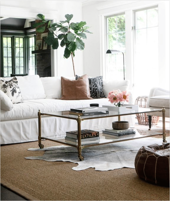 Book Stacks Coffee Table Styling