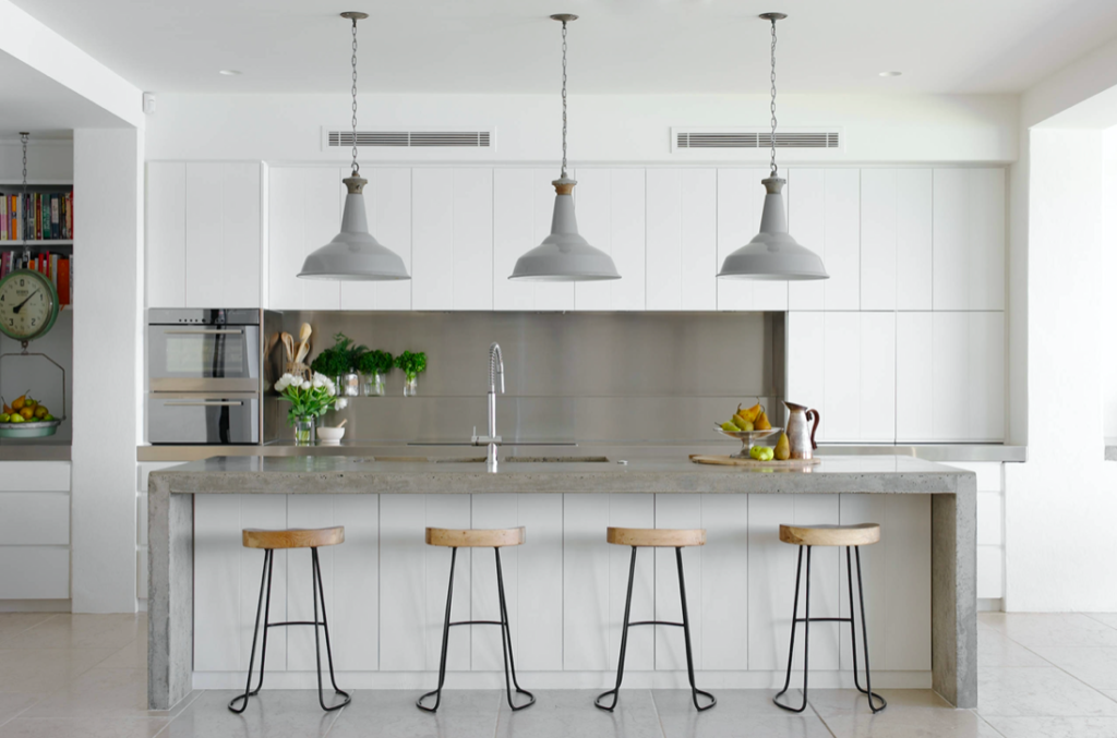 Concrete Kitchen Island_Concrete Interior Design